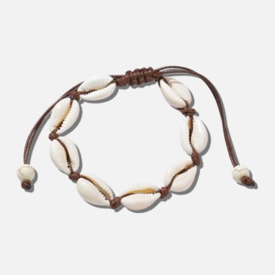 Rødt og blått bronse kaleawe ankerarmbånd