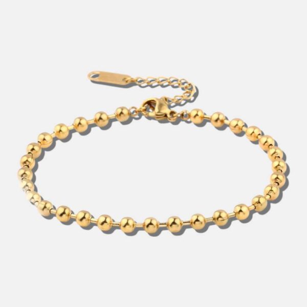 OPUA armbånd i rosagull og blått sølv med anker